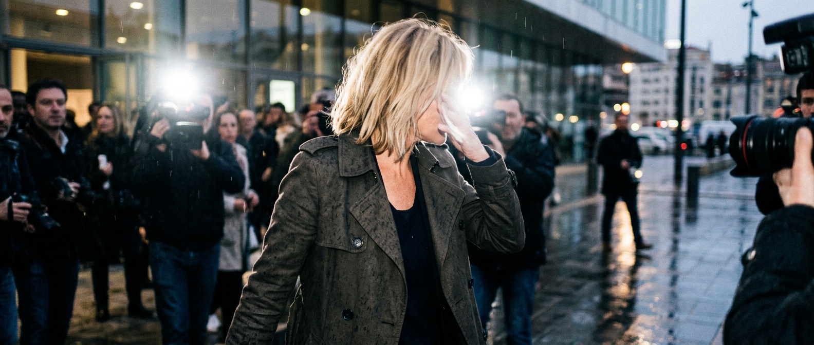 Natacha Lindinger arrives at a television market event for the launch of medical drama Dr. Seylan & Cindy.